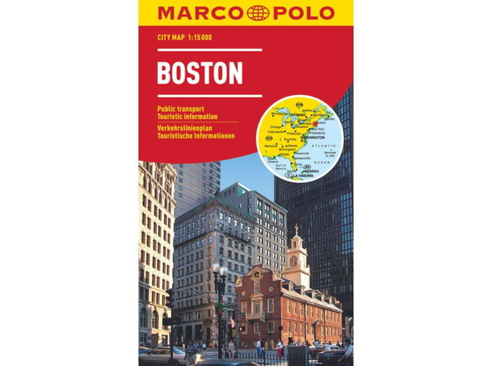 PLAN DE VILLE BOSTON 1:15000