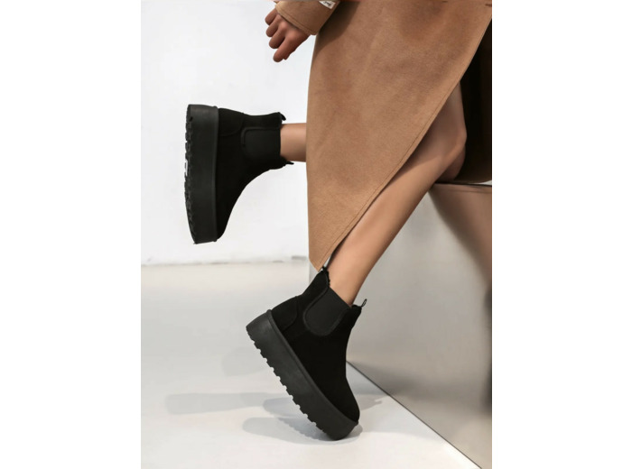 Boots fourées - Noir - Mia