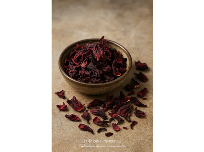 Fleur d'Hibiscus séchée entière