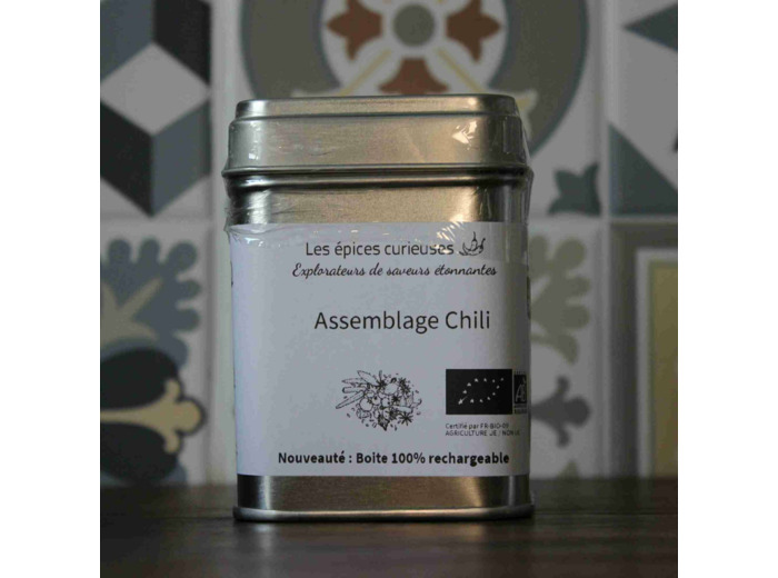 Assemblage Chili - 40G - Boite métal
