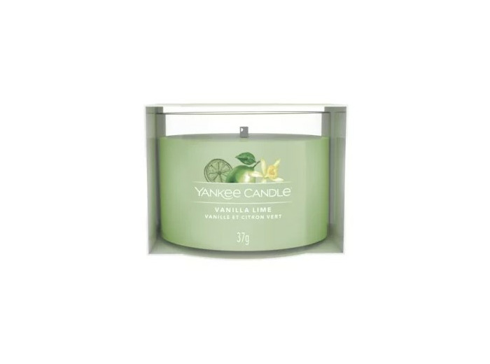 VOTIVE EN VERRE - VANILLE ET CITRON VERT