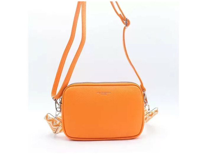 P426- Sac 3 poches Flora&Co (orange)
