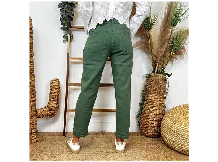 O090- Jean Mom Voggo (T36-T44) (kaki)