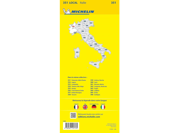 CARTE DEPARTEMENTALE PIEMONTE, VALLE D'AOSTA