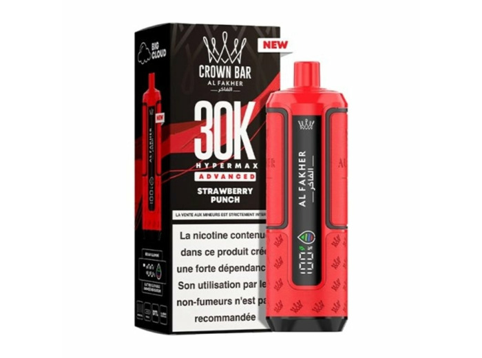 Puff Chicha - Strawberry Punch - 30K Al Fakher