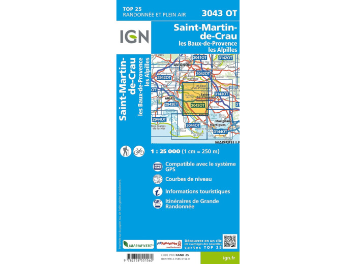 3043OT ST MARTIN DE CRAU LES BAUX DE PROVENCE LES ALPILLES