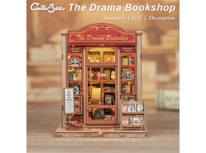 The Drama Bookshop - Maquette Booknook Serre-livre