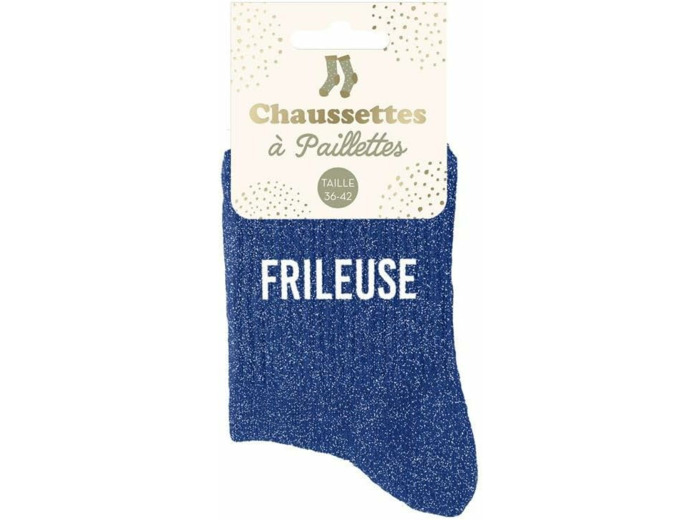 STC Chaussettes paillettes frileuse