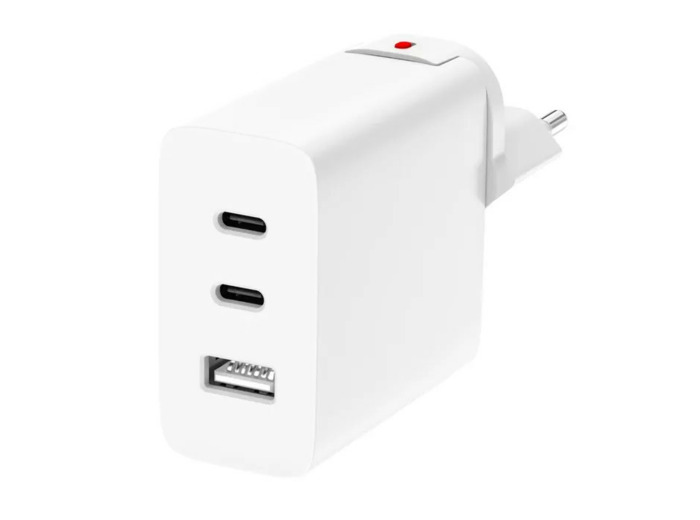 MYWAY CHARGEUR SECTEUR MONDE EU/US/UK/AUS 2 USB-C USB-A