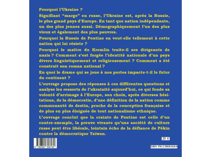 L'UKRAINE - ATLAS GEOPOLITIQUE D'UNE IDEE EUROPEENNE