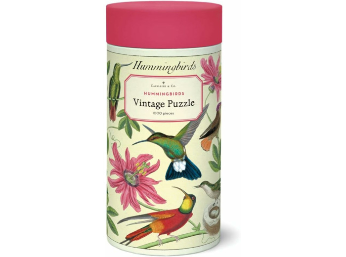 Cavallini 1000 Piece Puzzle, Hummingbirds