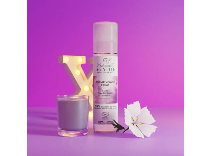 Crème éclat certifiée bio - éclaircissante & unifiante - 50 ml