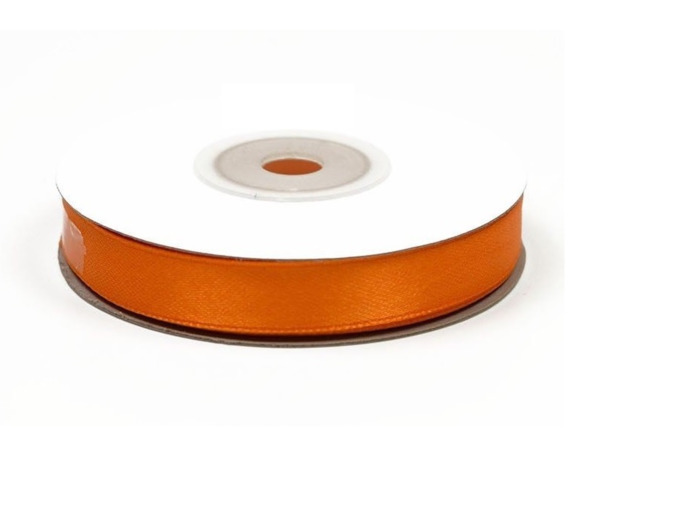 Ruban satin orange 668 largeur 12 mm