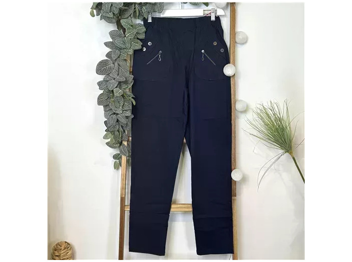 T578- Pantalon Confort Chaud (T38-T52) (marine)