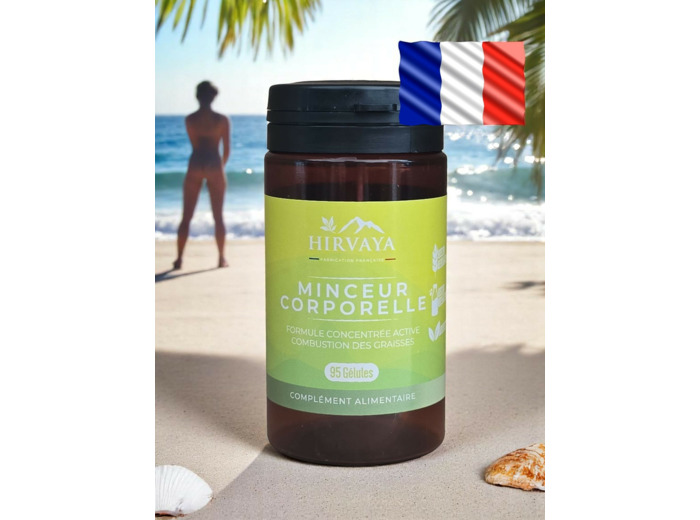 Minceur Corporelle - Détox et coupe faim puissant, rapide et efficace -  Brûleur de Graisses Naturel et Aide à la perte de poids - Fabriqué en France – Sans Gluten ni Lactose