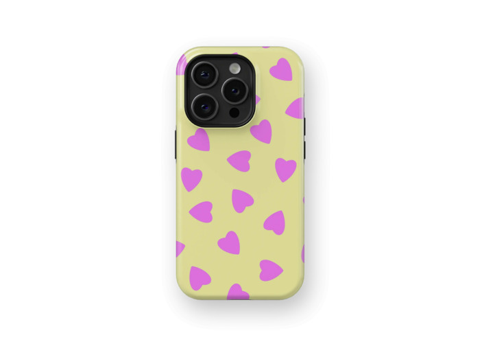 Strawberry Vanilla Love | Coque de téléphone 3D 2en1 Ultra-résistante