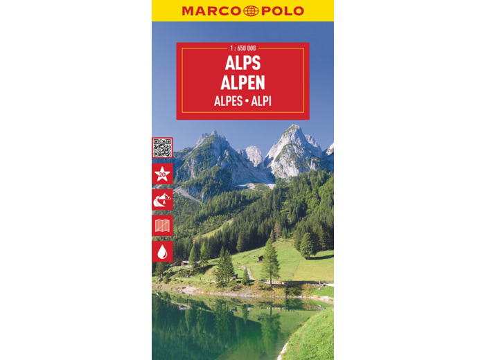 LES ALPES 1 : 650.000 - MARCO POLO HIGHLIGHTS