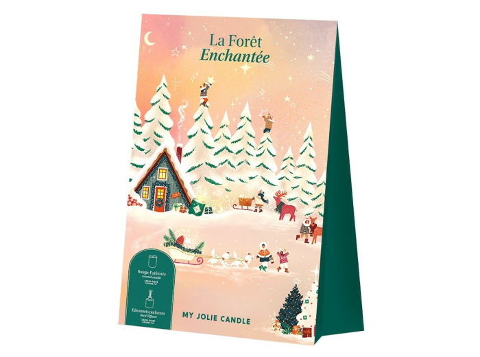 Coffret Bougie & Bâtonnets Parfumées My Jolie Candle - La Forêt Enchantée