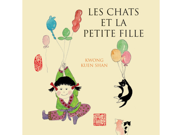 LES CHATS ET LA PETITE FILLE