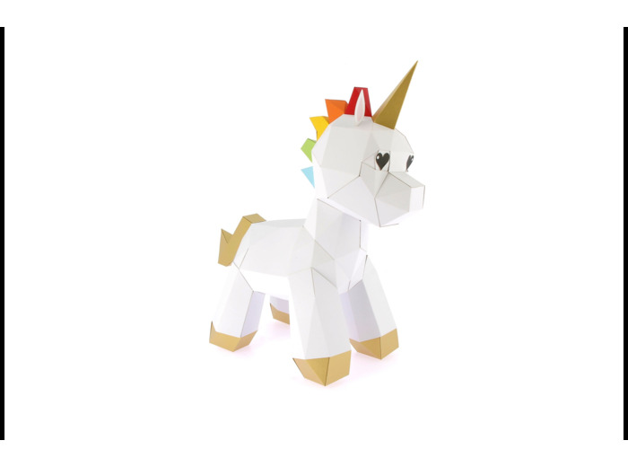 Baby Licorne en Papier