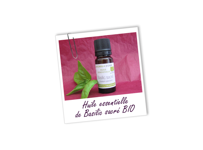Huile essentielle de basilic sacré purifiant et énergétique