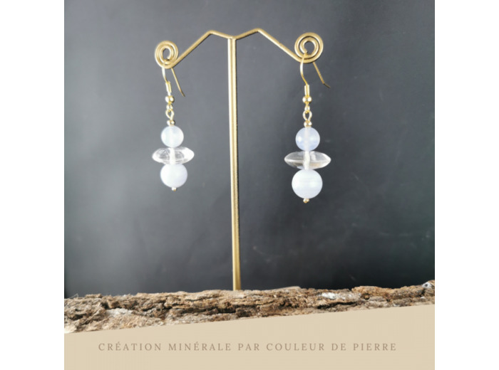 Calcédoine, Cristal