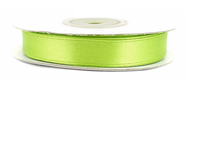 Ruban satin vert 550 largeur 12 mm
