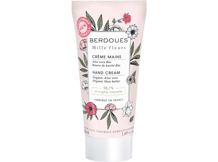 BERDOUES Crème mains femme, senteur florale 50ml