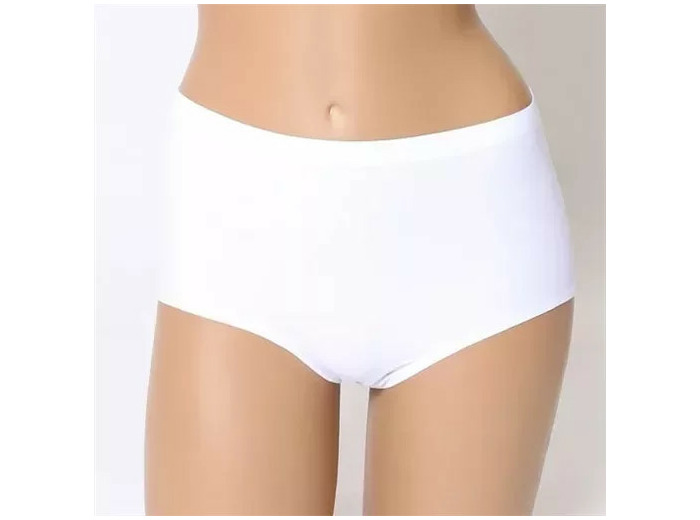 Y798- Culotte haute sans couture (blanc)