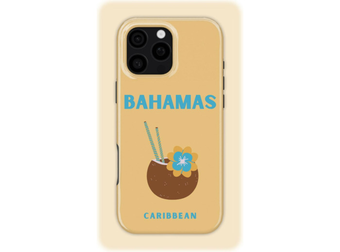 Bahamas Case | Coque de téléphone 3D 2en1 Ultra-résistante