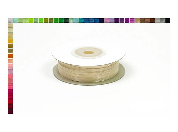 Ruban satin champagne 815 largeur 3 mm
