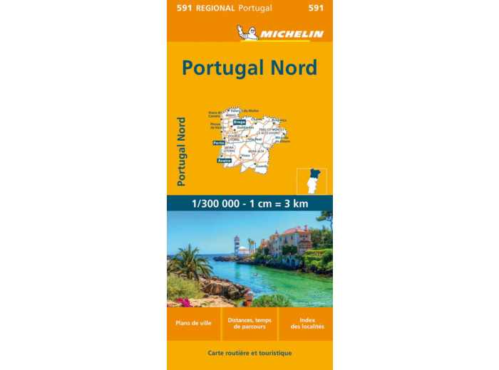 CARTE REGIONALE PORTUGAL NORD
