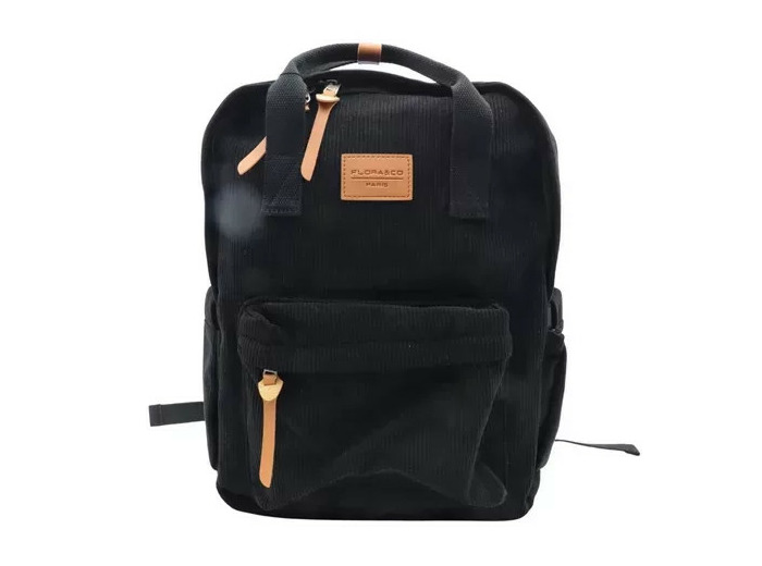P396- Sac à dos "Velour" Flora & Co (noir)