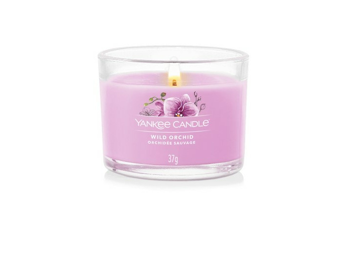 VOTIVE EN VERRE - ORCHIDEE SAUVAGE