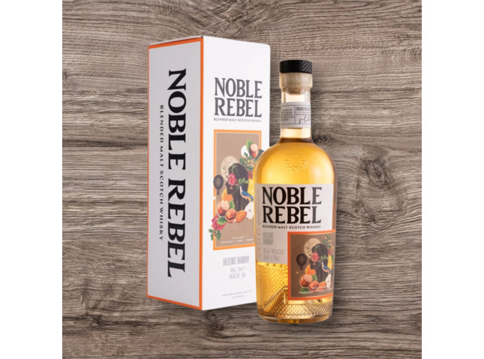 Noble Rebel Hazelnut Harmony : le blended malt écossais gourmand à la noisette