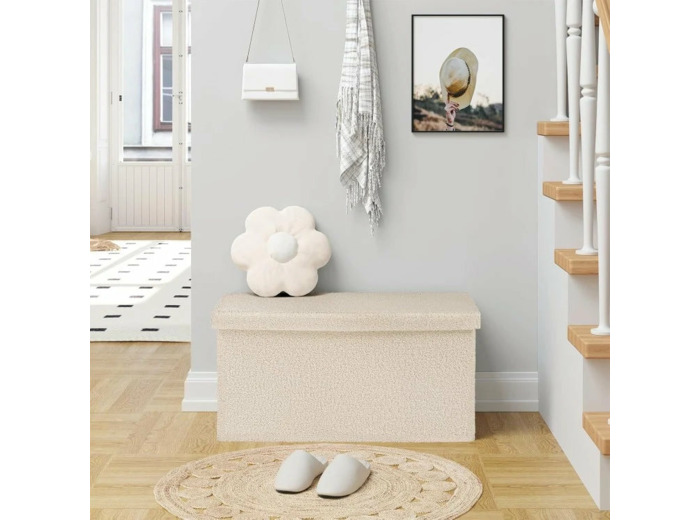 Banc Coffre de Rangement -  76x37cm