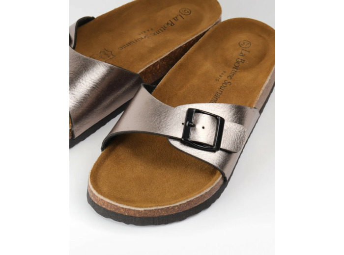 Claquettes Grey - Rosy - La Bottine Souriante