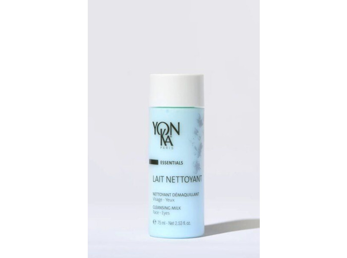 Lait Nettoyant Yonka 75ml - Visage, Yeux & Lèvres - Démaquille, Nettoie et Apaise