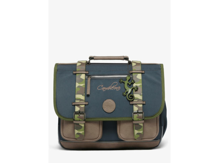 Caméléon - Cartable Grey Camouflage 38cm