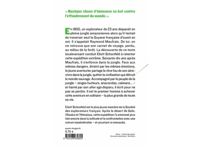 AMAZONIE - SUR LES TRACES D'UN AVENTURIER DISPARU