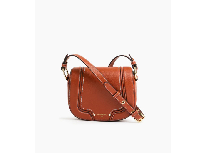 Ella - Petit Sac Bandoulière Acajou