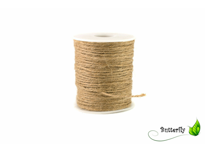 Rouleau de cordelette de jute 1,5cm de diametre longueur 100m