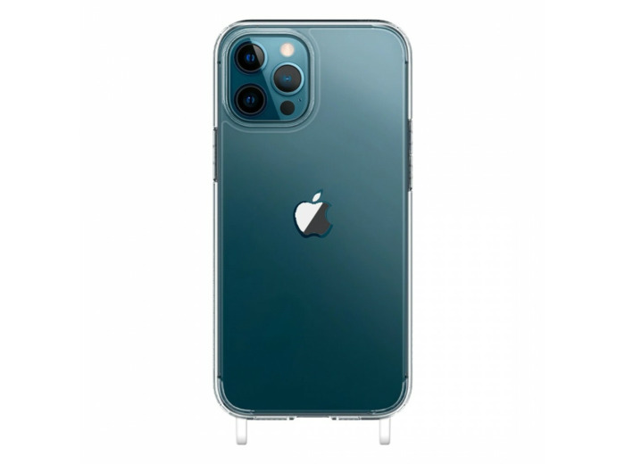 Coque renforcée transparente Skinmoove TPU/PC avec anneau pour iphone 12 Pro Max