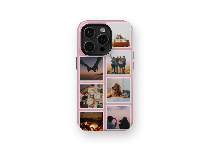 Snapshot Gallery - Pink | Coque de téléphone 3D 2en1 Ultra-résistante