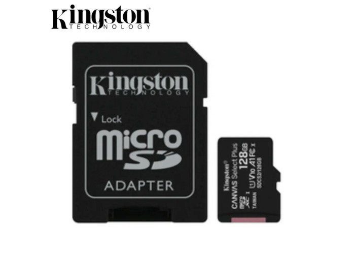 KINGSTON Carte Mémoire MicroSD 64/128/256Go 100MB/s