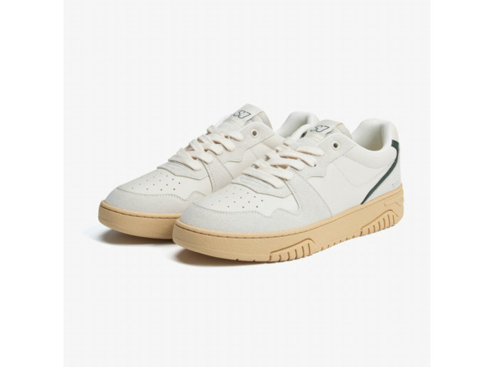 Low Sneakers - White/Green - SJ