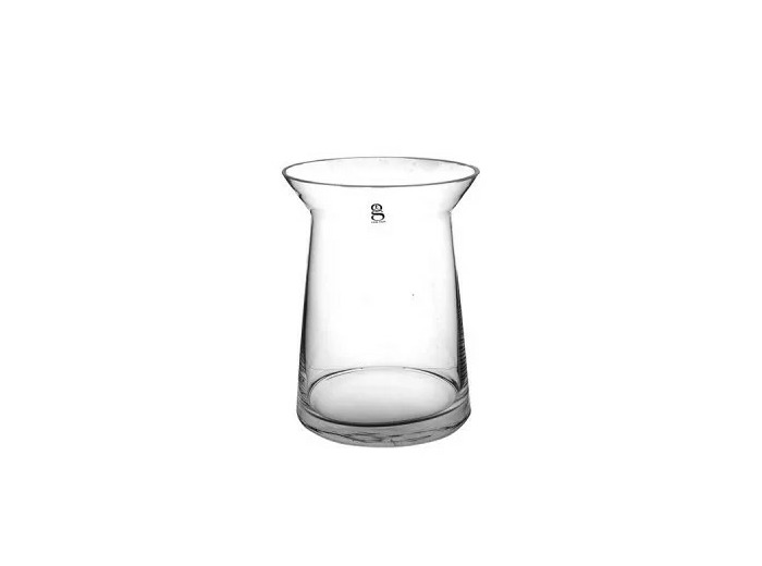 Vase conique en verre
