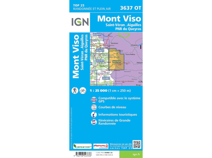 3637OT MONT VISO ST-VERAN AIGUILLES PNR DU QUEYRAS