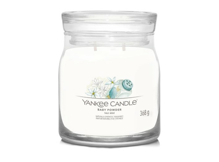 Yankee Candle Moyenne Jarre Talc bébé