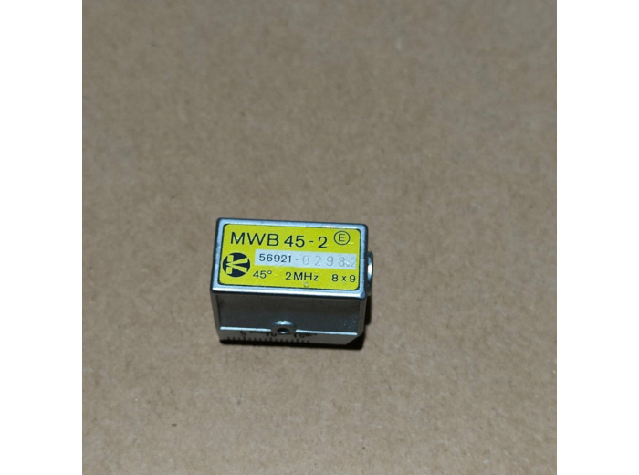 Sondes à ultrasons Krautkramer MWB 45-2 45° 2 MHz 8 x 9